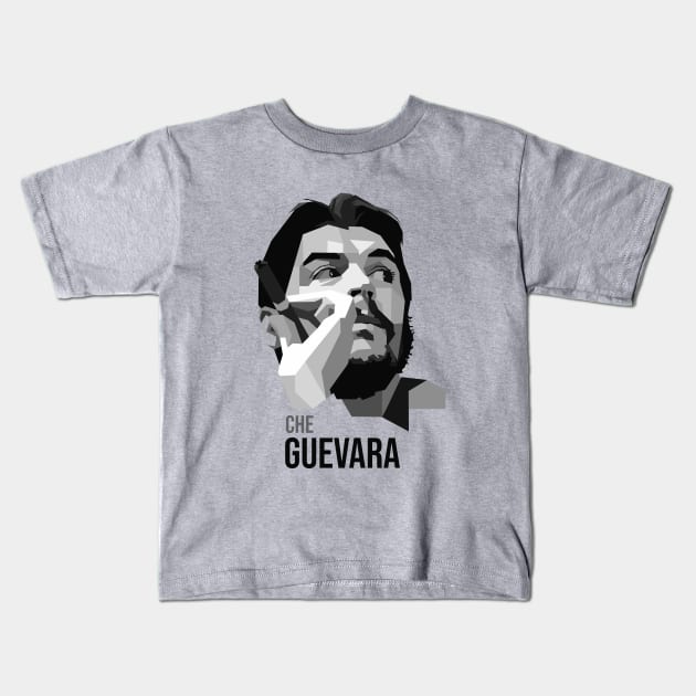 Che Guevara Kids T-Shirt by mursyidinejad